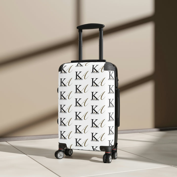 KA White Suitcases