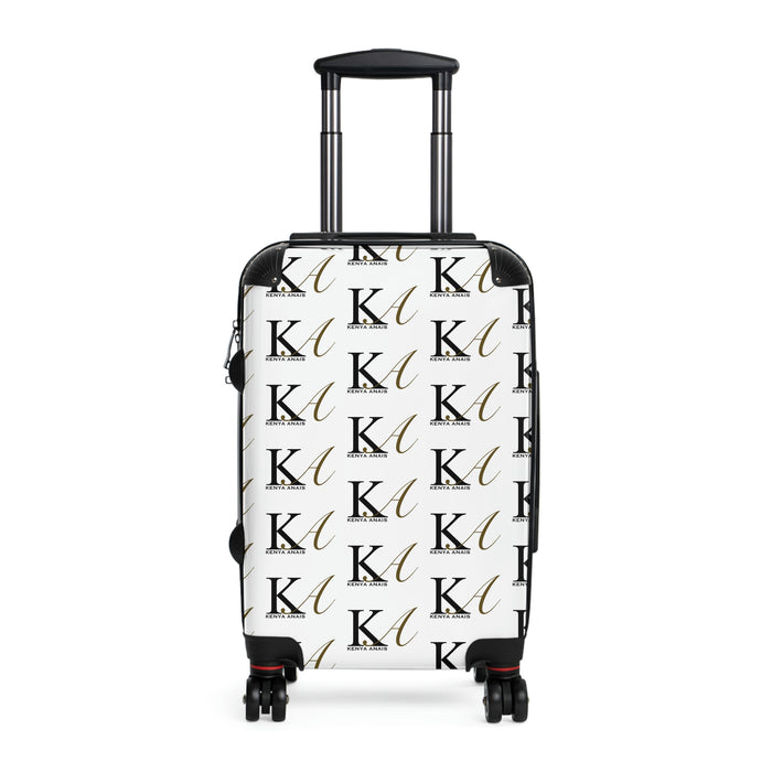 KA White Suitcases